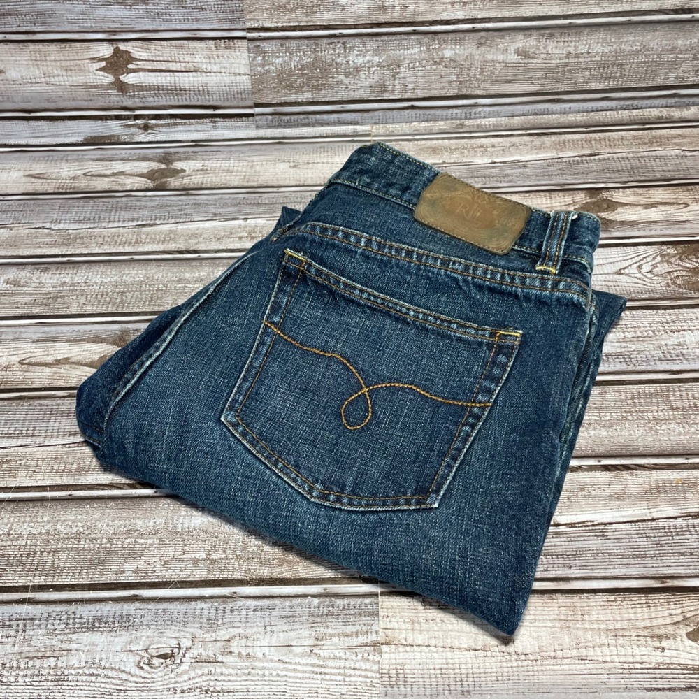 Lauren Ralph Lauren‎ Jeans Leather Pocket Western Womens Size 8